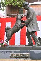 Statue of loyal dog 'Hachiko,' his owner unveiled in Tokyo
