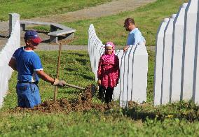 Scars of Srebrenica massacre remain after two decades