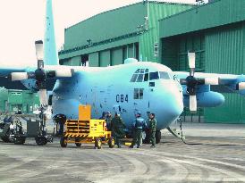 ASDF repaints C-130 plane which may see duty in Iraq