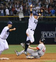 Rays advanced to World Series for 1st time in team history
