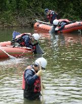 Search for missing in Kesennuma, Miyagi Pref.