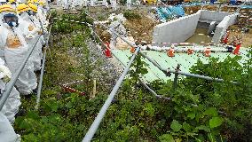 Drainpipe work underway at Fukushima Daiichi plant