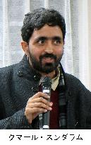 Indian activist opposes Japan's nuclear reactor exports