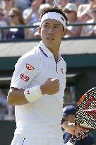 Nishikori beats Bolelli in 5-set Wimbledon opener