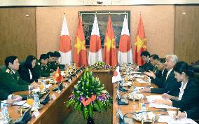 Japan, Vietnam defense chiefs meet in Hanoi