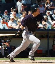 Yankees' Matsui goes 2-for-3 against Indians