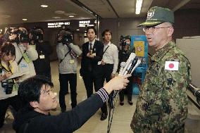 Japan SDF medical team leaves for Haiti