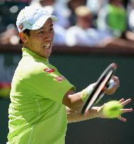 Nishikori reaches 4th round of BNP Paribas Open