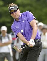 Poulter in action at ISPS Handa Global Cup
