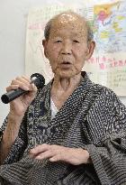 101-year-old Japanese war veteran recounts WWII experience