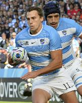 Argentina beat Tonga 45-16 in Rugby World Cup