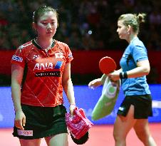 Table tennis: Fukuhara fails in world cup quarterfinals