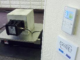 Quake damage measuring device developed