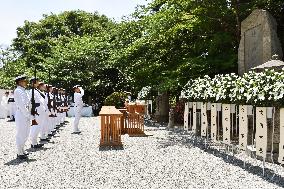 Memorial service for victims of post-war minesweeping works