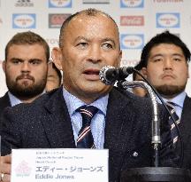 Jones names Japan squad for Rugby World Cup