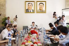 S. Korean detainee in N. Korea holds press conference again
