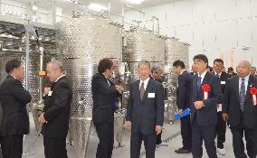 People visit brand-new winery in quake-hit Fukushima