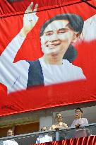 Myanmar ruling party chief admits election loss to rival NLD