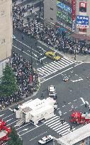 Site around Akihabara stabbing rampage