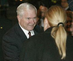 U.S. Defense Secretary Gates arrives in Japan
