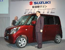 Suzuki to launch new miniwagon Palette