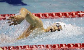 Hagino wins men's 200-meter freestyle swimming