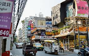 Bangkok's Sukhumvit area with large Japanese population