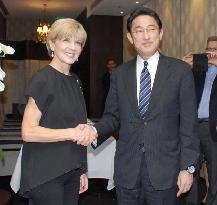 Japan, Aussie FMs agree to cement ties in nuke disarmament