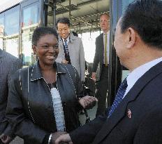 U.N. humanitarian chief in Pyongyang