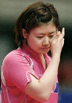 Table tennis: Fukuhara crashes out again at nationals