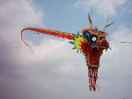 A 300-Meter-Long Dragon Kite