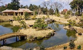 Restored garden at Kanazawa Castle Park unveiled to media