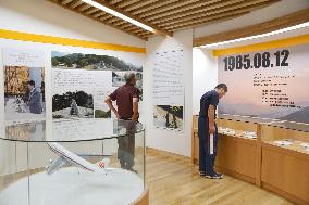 Refurbished memorial facility for JAL jumbo jet crash reopens