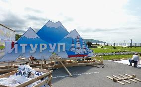 Russians prepare to hold patriotic event on Japan-claimed island