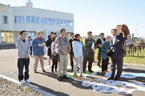 Tour held to view disputed islands off Hokkaido, northern Japan