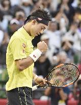 Defending champ Nishikori beats Cilic to reach Japan Open semis