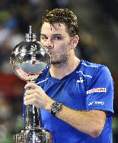 Wawrinka beats Paire to take Japan Open singles title