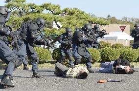 Drill simulating terror attack conducted in central Japan