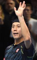 Nishikori marks 1st victory in ATP world tour finals