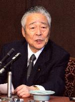 (1) Mikio Aoki, head of Liberal Democratic Party's House of Councillors caucus