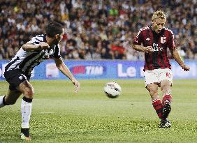 Honda scores in Milan's 1-0 win over Juventus