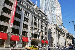 Mitsukoshi, Mitsui buildings stand grandly in Tokyo's merchant street