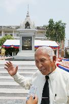 Cambodia erects memorial for Khmer Rouge mass victims