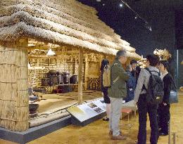 Ethnic minority Ainu's home re-created in Hokkaido Museum