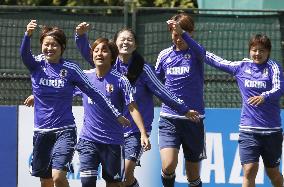 Eve of Women's World Cup final between Japan and United States