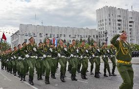 WWII anniversary ceremony in Russian Far East