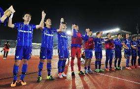 Gamba players thank fans for impassioned support in ACL quarterfinal