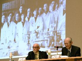 Nobel laureate Shimomura gives speech at Pugwash Conference