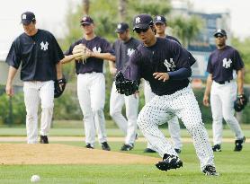 Igawa in preseason practice