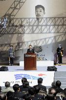 S. Korea holds memorial ceremony for independence hero